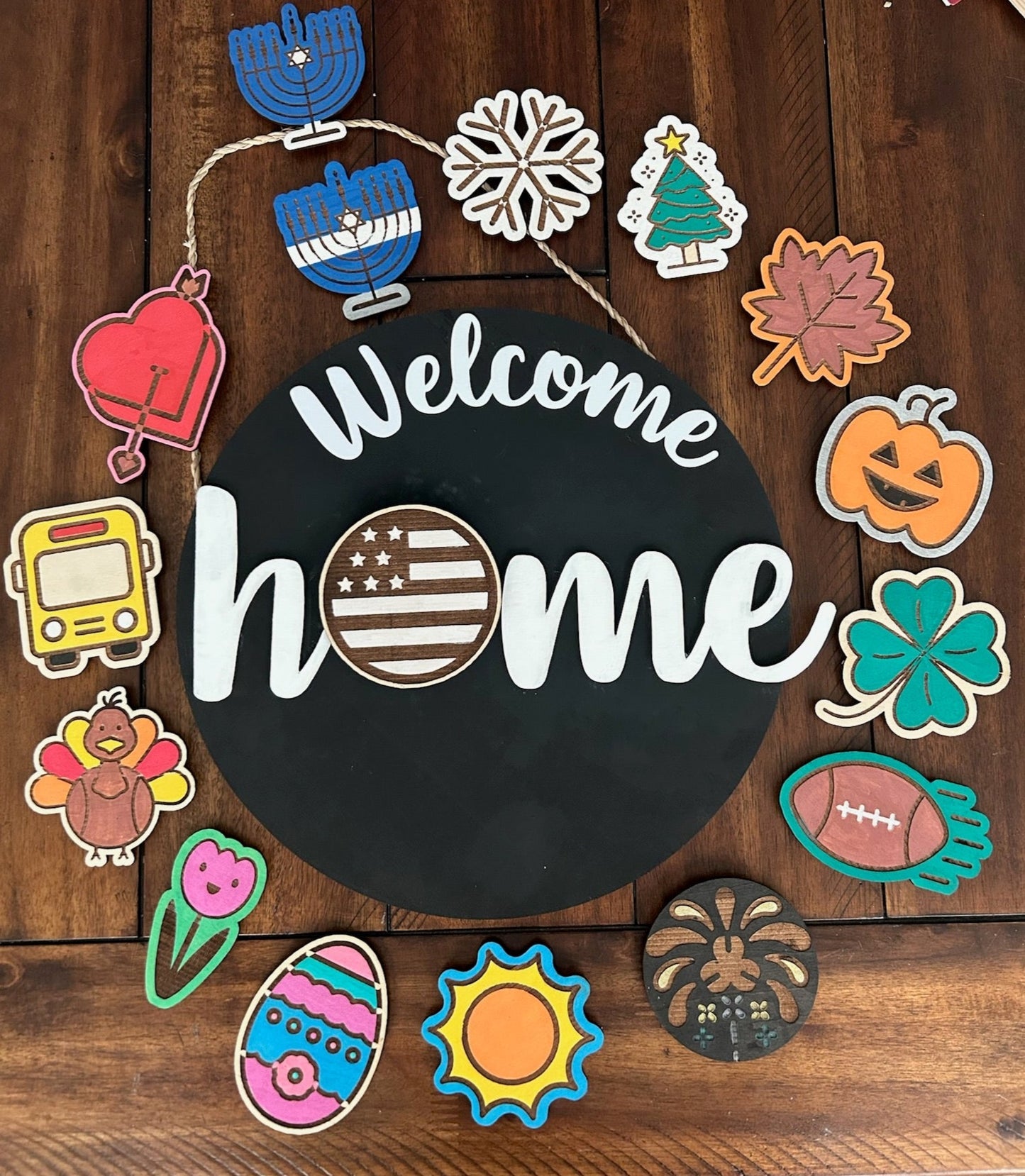 Welcome Home Interchangable Sign