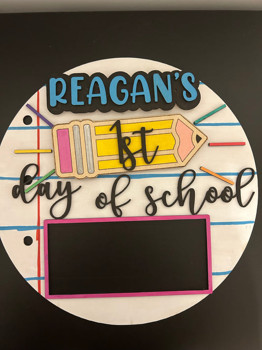 Back to School Photo Sign